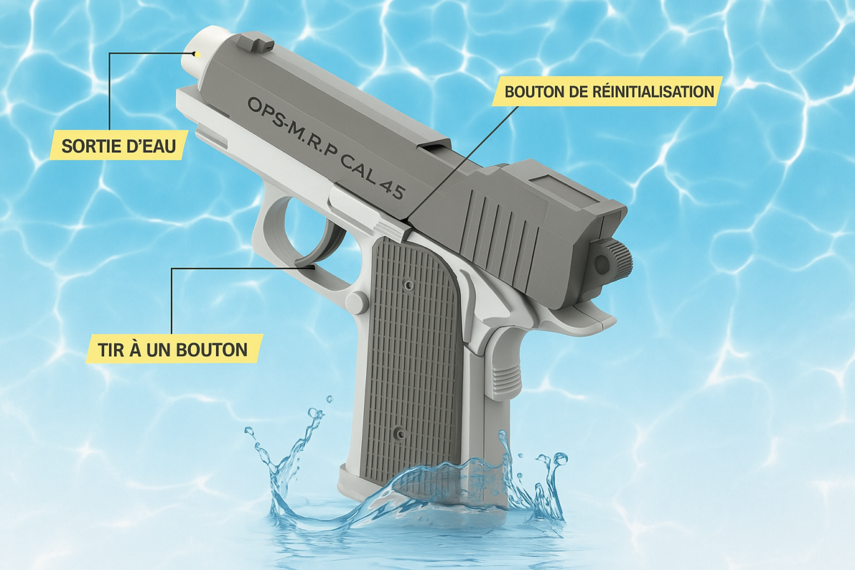 pistolet à eau compact